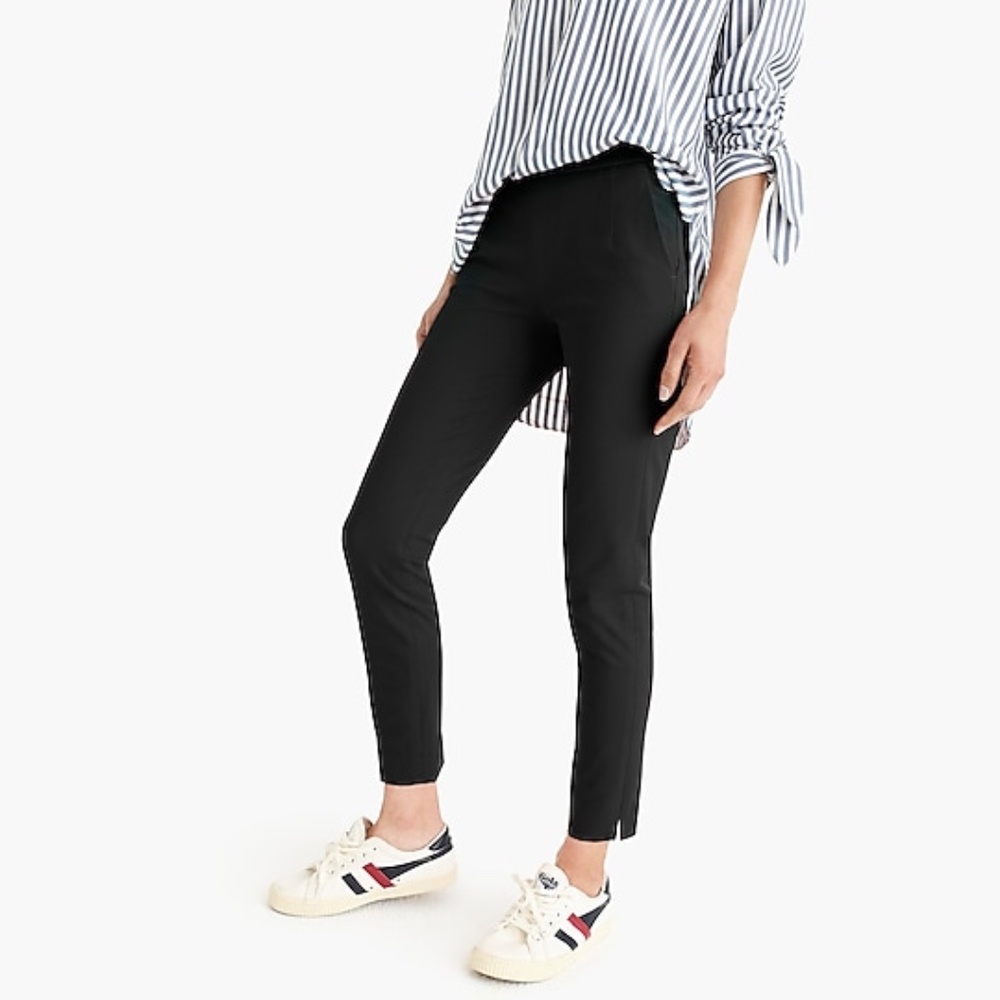 J. Crew Martie Black Ankle Pants